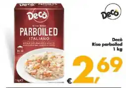 Deco Supermercati Decò Riso parboiled offerta