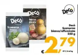 Deco Supermercati Decò Scamorza bianca/affumicata offerta