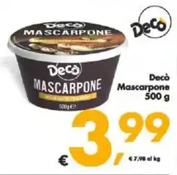 Deco Supermercati Decò Mascarpone offerta