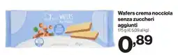 In'S Mercato Wafers crema nocciola senza zuccheri aggiunti offerta