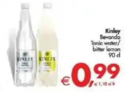 Deco Supermercati Kinley Bevanda Tonic water/ bitter lemon offerta