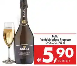 Deco Supermercati Bolla Valdobbiadene Prosecco D.O.C.G. offerta