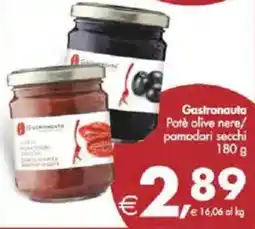 Deco Supermercati Gastronauta Patè olive nere/ pomodori secchi offerta