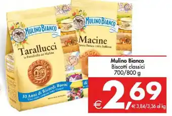 Deco Supermercati Mulino Bianco Biscotti classici offerta