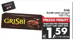 Deco Supermercati Grisbi Biscotti ripieni vari gusti offerta