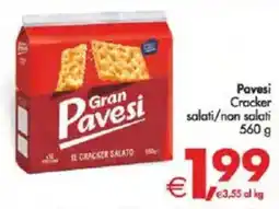 Deco Supermercati Pavesi Cracker salati/non salati offerta