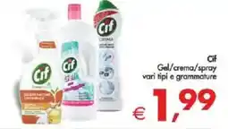 Deco Supermercati Cif Gel/crema/spray vari tipi e grammature offerta
