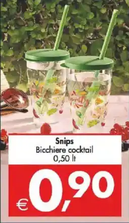 Deco Supermercati Snips Bicchiere cocktail offerta
