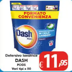 Bernava Detersivo lavatrice DASH PODS offerta
