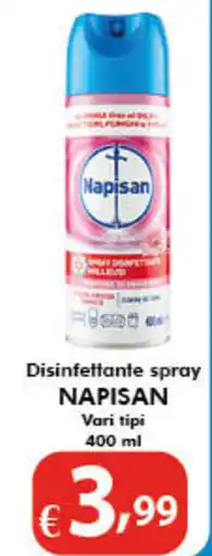 Bernava Disinfettante spray NAPISAN Vari tipi offerta