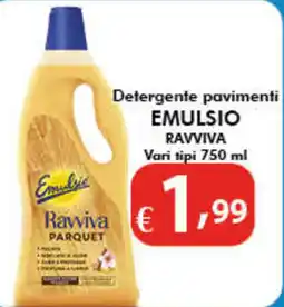 Bernava Detergente pavimenti EMULSIO RAVVIVA Vari tipi offerta