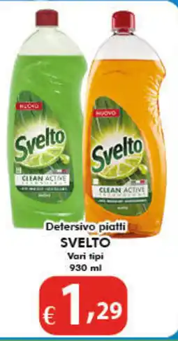 Bernava Detersivo piatti SVELTO Vari tipi offerta