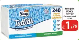 Bernava Tovaglioli FOXY TUTTIDI' Formato maxi offerta