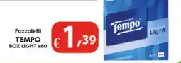Bernava Fazzoletti TEMPO BOX LIGHT x60 offerta