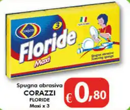 Bernava Spugna abrasiva CORAZZI FLORIDE Maxi x 3 offerta