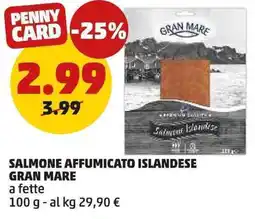 PENNY Salmone affumicato islandese GRAN MARE a fette offerta