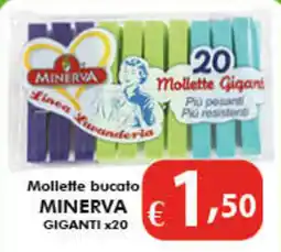 Bernava Mollette bucato MINERVA GIGANTI x20 offerta