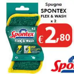 Bernava Spugna SPONTEX FLEX & WASH x 2 offerta