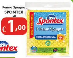Bernava Panno Spugna SPONTEX x3 offerta