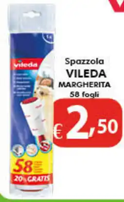 Bernava Spazzola VILEDA MARGHERITA 58 fogli offerta
