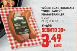 Panorama Würstel artigianali "grill party" PRAMSTRAHLER offerta