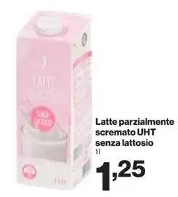 In'S Mercato Latte parzialmente scremato UHT senza lattosio offerta