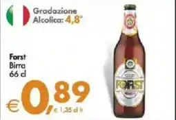 Deco Supermercati Forst Birra offerta