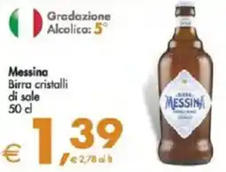 Deco Supermercati Messina Birra cristalli di sale offerta