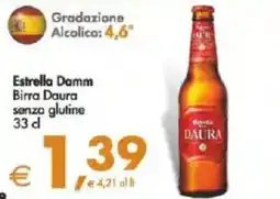 Deco Supermercati Estrella Damm Birra Daura senza glutine offerta