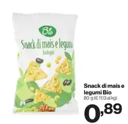 In'S Mercato Snack di mais e legumi Bio offerta