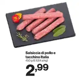 In'S Mercato Salsiccia di pollo e tacchino Italia offerta