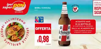 Pan BIRRA ICHNUSA offerta
