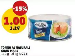 PENNY Tonno al naturale GRAN MARE offerta