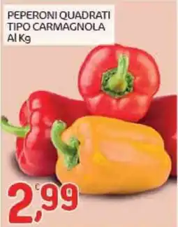 Crai Peperoni quadrati tipo carmagnola al kg offerta
