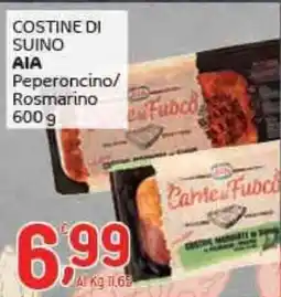 Crai Costine di suino AIA Peperoncino/ Rosmarino offerta
