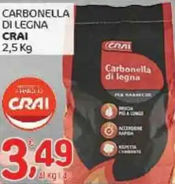 Crai Carbonella di legna CRAI offerta