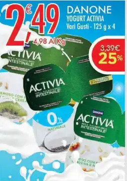 Crai DANONE Yogurt activia vari gusti offerta