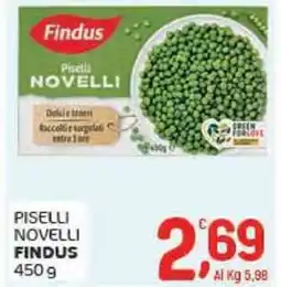 Crai Piselli novelli FINDUS offerta