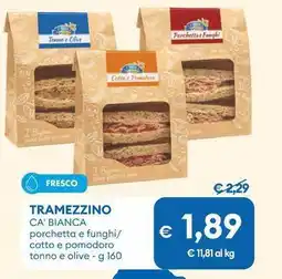 MD Discount Tramezzino CA' BIANCA offerta