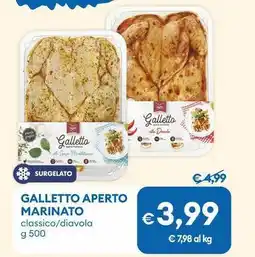 MD Discount Galletto aperto marinato offerta