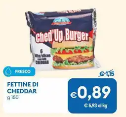 MD Discount Fettine di cheddar offerta