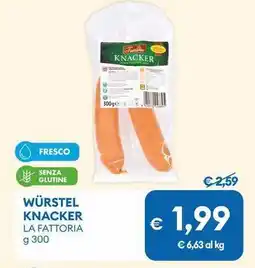 MD Discount Würstel knacker LA FATTORIA offerta