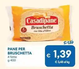 MD Discount Pane per bruschetta Casadipane offerta