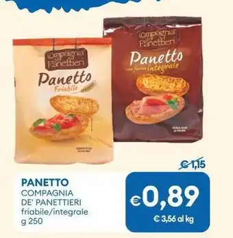 MD Discount Panetto COMPAGNIA DE' PANETTIERI offerta