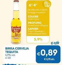 MD Discount Birra CERVEJA TEQUITA offerta