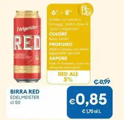MD Discount Birra red EDELMEISTER offerta