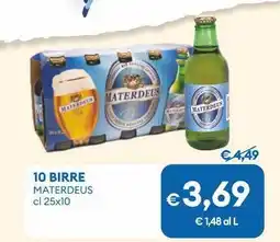 MD Discount 10 birre MATERDEUS offerta