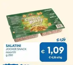 MD Discount Salatini JOCKER SNACK assortiti offerta