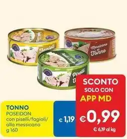 MD Discount Tonno POSEIDON offerta