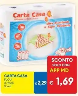 MD Discount Carta casa FLOU offerta
